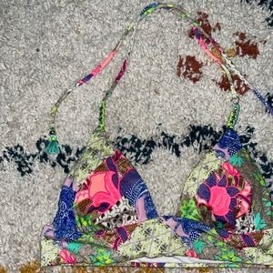 Victoria Secret Multi-patterned Bikini Top